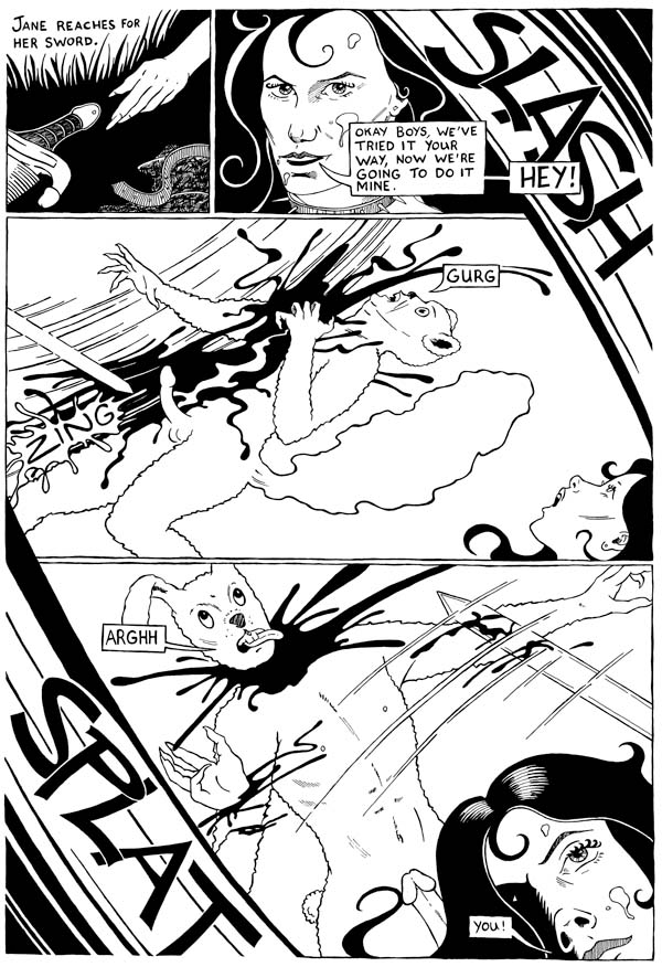 Knights of Sado comic art page 11