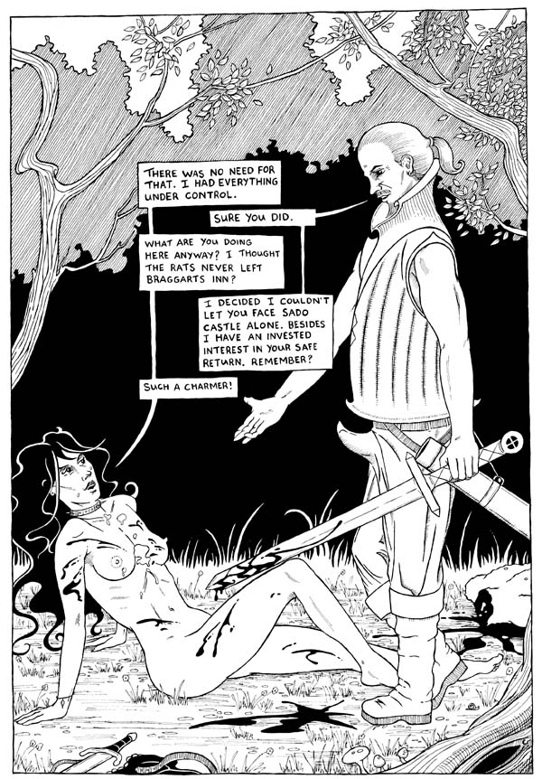 Knights of Sado comic art page 12