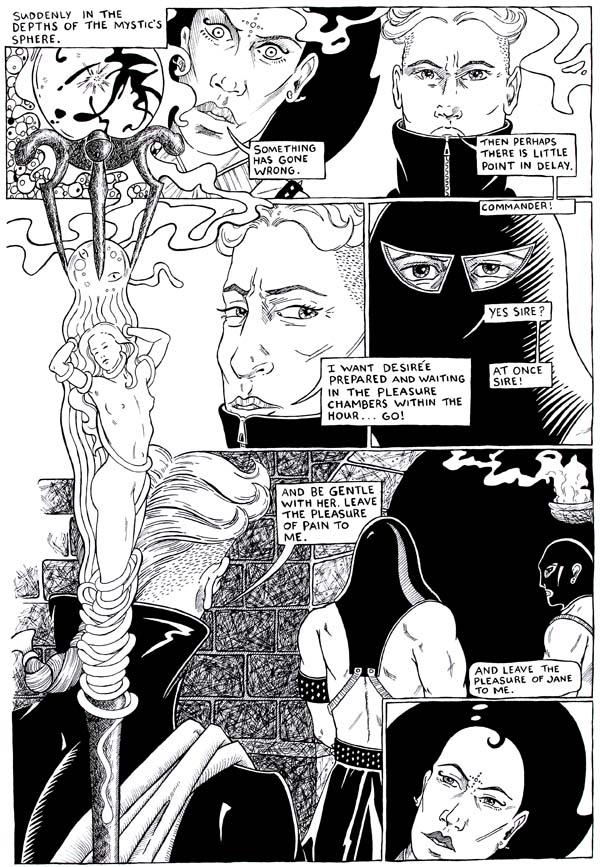 Knights of Sado comic art page 14