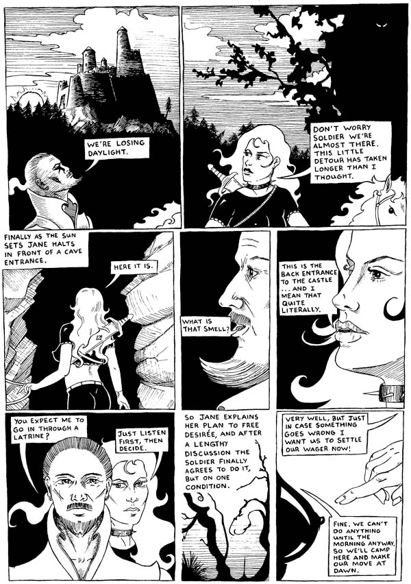 Knights of Sado comic art page 29