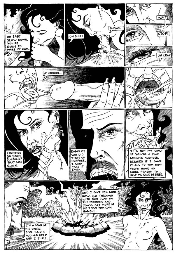 Knights of Sado comic art page 21
