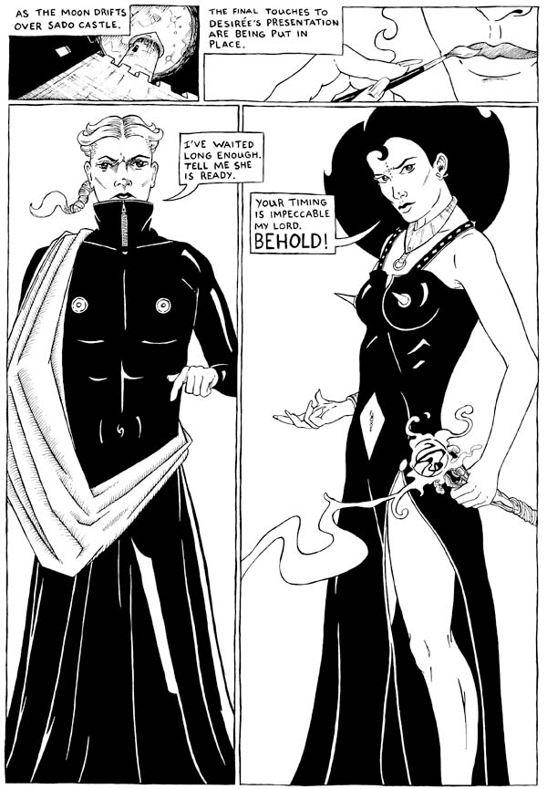 Knights of Sado comic art page 22