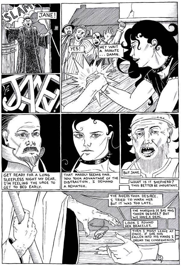 Knights of Sado comic art page 5