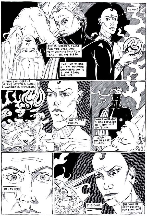 Knights of Sado comic art page 7