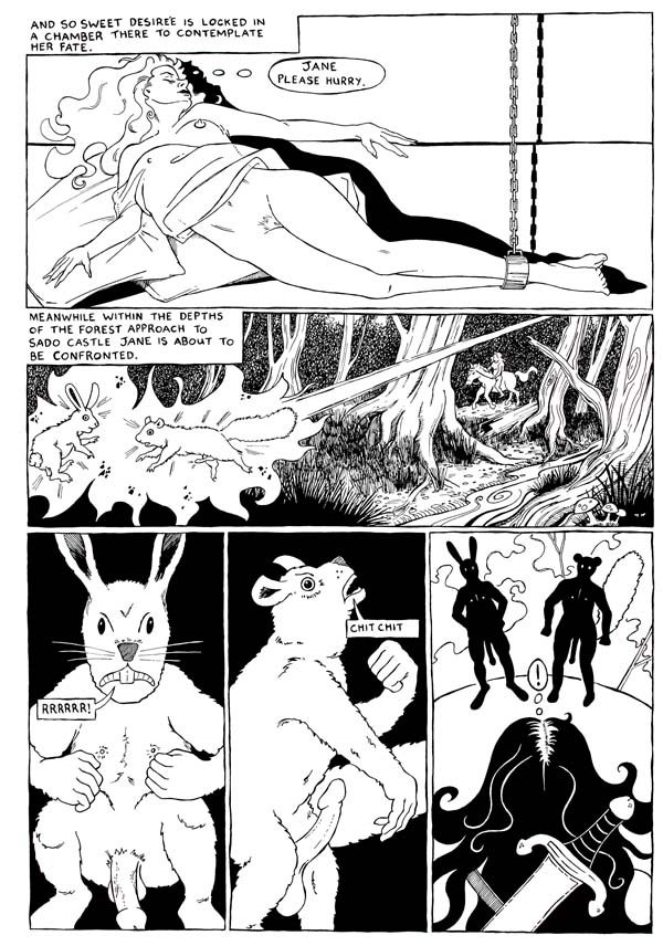 Knights of Sado comic art page 8