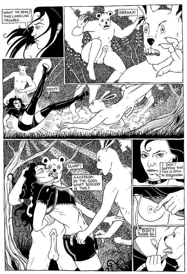 Knights of Sado comic art page 9