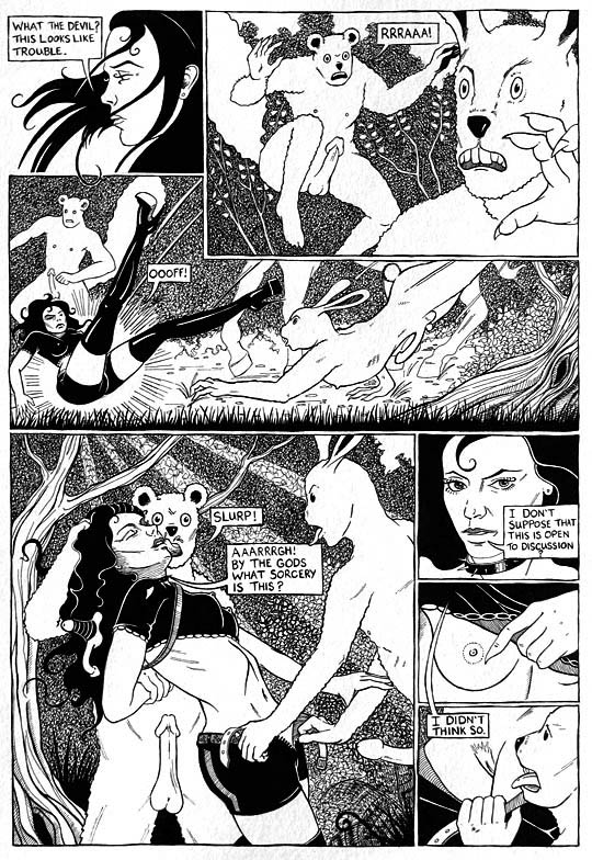 R18 bondage sex comic art