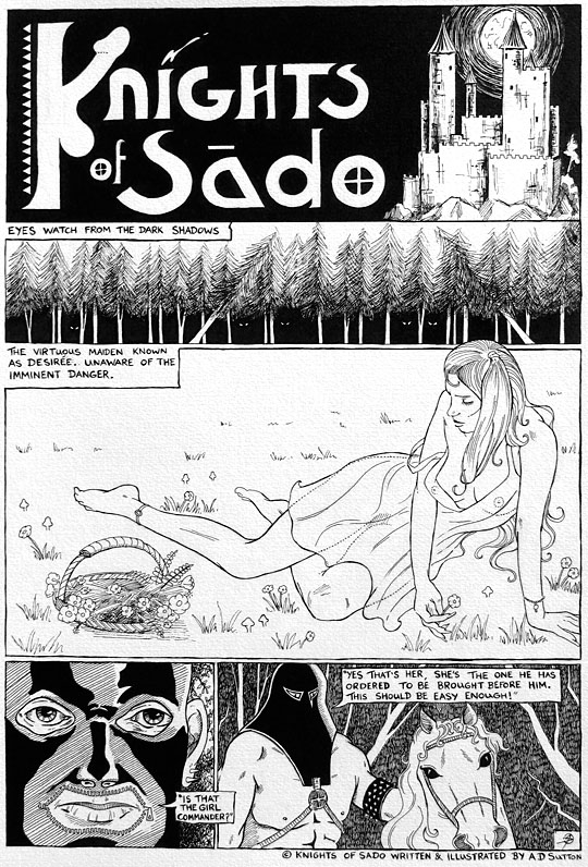 R18 bondage sex comic art